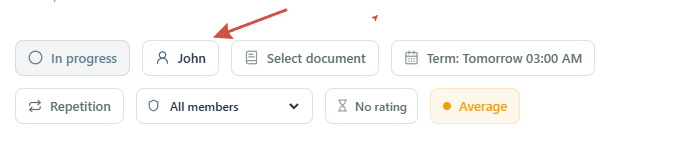 Task Assignee Selector